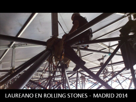 Laureano en Rolling Stones – Madrid 2014